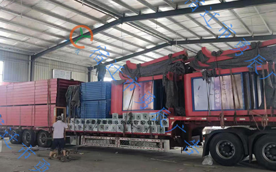 吉林候車亭首批發(fā)貨